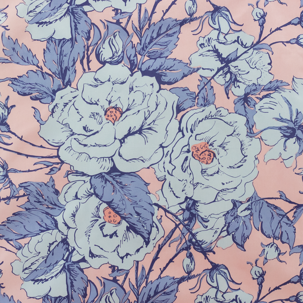 Etching Grande - Floral Fabric By The Yard